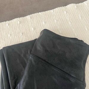 SPANX Shiny Black Leggings